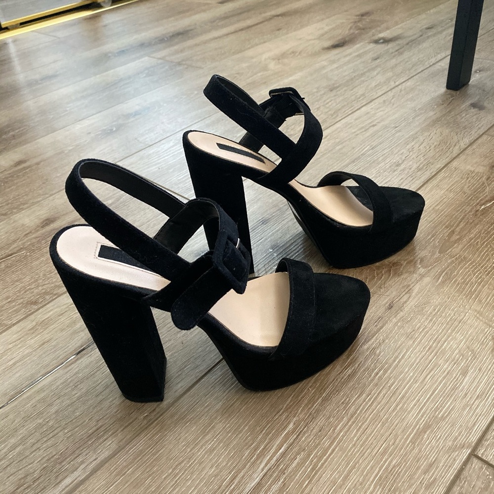 Black Platform Heels